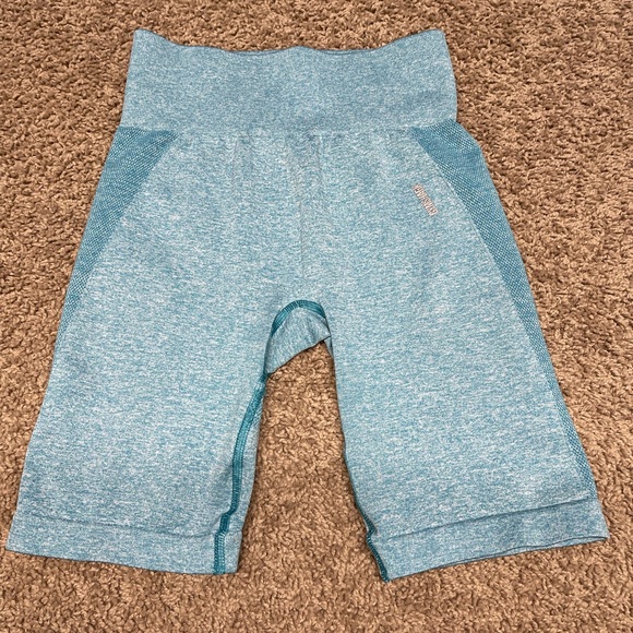 Gymshark Pants - Gym shark flex high waist cycling workout shorts small athletic yoga womens‎